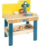 small foot Kinderwerkbank, Mehrfarbig, Holz, 42-teilig, 40x47x26 cm, Spielzeug,