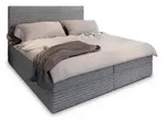 Masseno Boxbett, Hellgrau, Holz, 180x200 cm, Schlafzimmer, Betten, Boxspringbetten