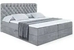 Altdecor Boxbett, Grau, Holzwerkstoff, H&ouml;he ca. 20 cm, 140x200 cm,...