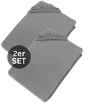 Sch&ouml;ner Wohnen Spannbettlaken, Grau, Textil, 100x200 cm, Oeko-Tex&reg; Standard...