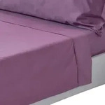 Homescapes Bettlaken, Lila, Textil, Uni, Rechteckig, 240x275 cm, Oeko-Tex&reg;,