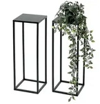 DanDiBo Blumenhocker, Schwarz, Metall, 18x50x18 cm, Wohnzimmer,...