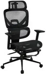 CLP Drehstuhl, Schwarz, Metall, 68x114x72 cm, Arbeitszimmer, B&uuml;rost&uuml;hle,