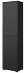 Mirjan24 Schuhschrank, Graphit, Kunststoff, Rechteckig,Rechteckig, 50x190x33 cm,