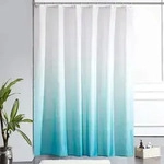 Duschvorhang, T&uuml;rkis, Textil, 180x200 cm, Badtextilien, Duschvorh&auml;nge