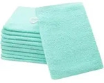 Zollner Waschhandschuh,, Gr&uuml;n, Textil, 16x21 cm, Oeko-Tex&reg; Standard 100,