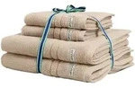 Gant Handtuch, Beige, Textil, Uni, F&uuml;llung: Baumwollf&uuml;llung, 70x50 cm, unisex,