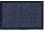 benuta Nest Fussmatte, Blau, Textil, Beton Optik, Rechteckig, 60x90 cm, f&uuml;r
