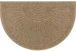 wash+dry FU&szlig;MATTE Halfmoon Taupe, Beige, Textil, Struktur, rechteckig, 55x85...