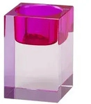 Gift Company Teelichthalter, Rosa, Glas, 11.5 cm, Dekoration, Kerzen & Zubeh&ouml;r,