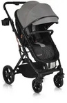 Moni Kinderwagen, Grau, Metall, 59x109x96 cm, unisex, Federung, Baby on Tour,