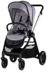 Chipolino Kombikinderwagen, Grau, Metall, 63x108x90 cm, unisex, Federung, Baby...