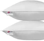 Homescapes Kopfkissen, Wei&szlig;, Textil, F&uuml;llung: Polyester, Quadratisch, 80x80...
