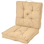 Homescapes Reisekissen, Beige, Textil, F&uuml;llung: Polyester, Quadratisch,...