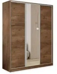Masseno Schwebet&uuml;renschrank, Eiche, Holzwerkstoff, 7 F&auml;cher, 4 Schubladen,