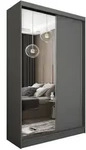 Masseno Schwebet&uuml;renschrank, Grau, Holzwerkstoff, 5 F&auml;cher, Rechteckig,...