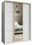 Masseno Schwebet&uuml;renschrank, Wei&szlig;, Holzwerkstoff, 9 F&auml;cher, 4 Schubladen,