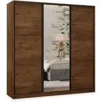 Masseno Schwebet&uuml;renschrank, Eiche, Schwarz, Holzwerkstoff, 9 F&auml;cher, 4...
