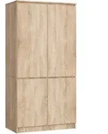 Akord Kleiderschrank, Sonoma Eiche, Holzwerkstoff, Nachbildung, Holz Optik, 4