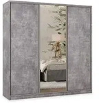 Masseno Schwebet&uuml;renschrank, Titan, Holzwerkstoff, 7 F&auml;cher, 4 Schubladen,