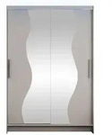 Mirjan24 Kleiderschrank, Kaschmir, Holzwerkstoff, Rechteckig, 120x200x58 cm,