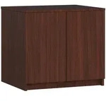 Akord Kleiderschrank, Wenge, Holzwerkstoff, Nachbildung, Holz Optik, 2 F&auml;cher,