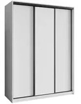 Masseno Schwebet&uuml;renschrank, Wei&szlig;, Holzwerkstoff, 9 F&auml;cher, 4 Schubladen,