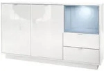 Vladon Sideboard, Pastellblau, Holzwerkstoff, 153x88x38 cm, Wohnzimmer,...