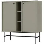 Masseno Kommode, Hellgr&uuml;n, Holzwerkstoff, 100x108x41 cm, Wohnzimmer, Kommoden &