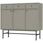 Masseno Kommode, Hellgr&uuml;n, Holzwerkstoff, 3 Schubladen, 125x108x41 cm,...