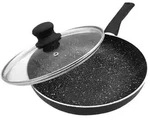 Kinghoff Pfanne, Schwarz, Glas, Kochen, Pfannen