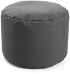 Mokebo Pouf, Anthrazit, Textil, 60x40x60 cm, Oeko-Tex&reg;, Wohnzimmer, Hocker,...