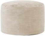 icon Sitzpouf, Beige, Textil, 1-Sitzer, Zylindrisch, 55x35x55 cm, Hergestellt in