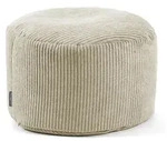 Mokebo Pouf, Beige, Textil, 60x40x60 cm, Oeko-Tex&reg;, Wohnzimmer, Hocker, Poufs