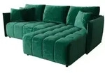 Fun M&ouml;bel Ecksofa, Gr&uuml;n, Textil, Ottomane rechts, 245x185 cm, Wohnzimmer,...