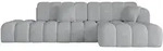 Altdecor Ecksofa, Chrom, Kunststoff, 6-Sitzer, 321x164 cm, Wohnzimmer, Sofas &