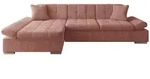 Mirjan24 Ecksofa, Dunkelrosa, Textil, 5-Sitzer, links montierbar,L-Form,...