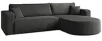 Lookway Ecksofa, Dunkelgrau, Textil, 271x175 cm, Wohnzimmer, Sofas & Couches,