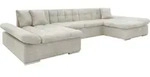 Mirjan24 Wohnlandschaften, Beige, Textil, 7-Sitzer, U-Form,Rechteckig,...