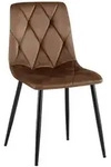 CLP Esszimmerstuhl, Braun, Metall, 45x85x55 cm, Esszimmer, St&uuml;hle,...