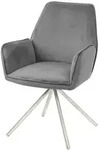 MCW Esszimmerstuhl, Anthrazit, Silber, Textil, 60x86x60 cm, Esszimmer, St&uuml;hle,