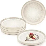 S&auml;nger Dessertteller, Creme, Stein, 6-teilig, kratzfest, Essen & Trinken,...