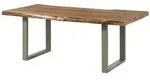 Massivmoebel24 Baumtisch, Natur, Holz, Echtholz,Mangoholz, 8-Sitzer, 100x77x220...