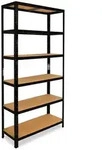 shelfplaza Schwerlastregal, Schwarz, Metall, Rechteckig, 40x180x45 cm, Freizeit,