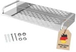 Intirilife Duschablage, Silber, Metall, 13x5x30 cm, Badezimmer, Baden & Duschen,