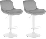 CLP Barhocker, Grau, Metall, 50x85x50 cm, Esszimmer, Barm&ouml;bel, Barhocker