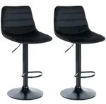 CLP Barhocker, Schwarz, Metall, 45x89x46 cm, Esszimmer, Barm&ouml;bel, Barhocker
