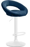 CLP Barhocker, Blau, Metall, 53x80x47 cm, Esszimmer, Barm&ouml;bel, Barhocker