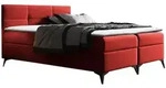 Mirjan24 Boxbett, Rot, Holz, 200x200 cm, Schlafzimmer, Betten, Boxspringbetten