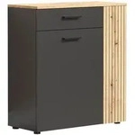 Trendteam Schuhschrank, Anthrazit, Holzwerkstoff, 80x88x36 cm, Wohnzimmer,...